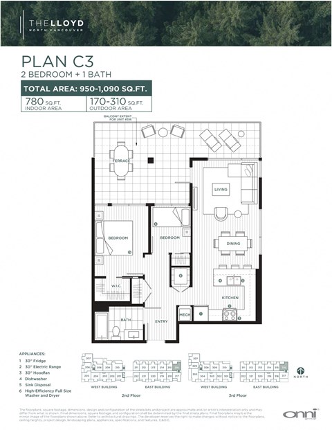 the floor plan of the condo